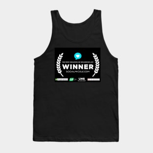 Black Winner Badge Tank Top